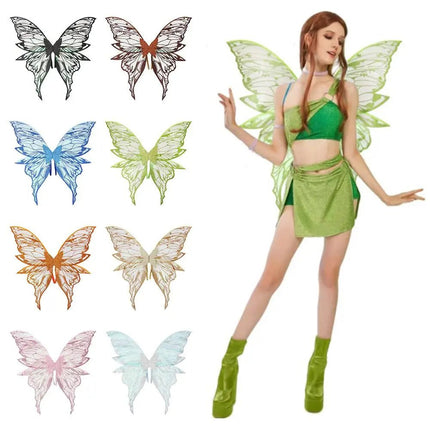 Costume Set Women Gradient Butterfly Fairy Wings - Costume Set - Costumes Plus - Mad Fly Essentials