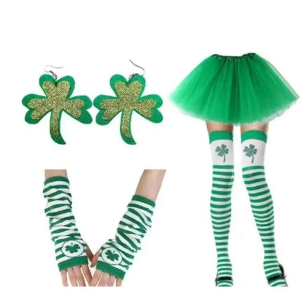 Costume Set Women Green St Patrick Day Fairy Costume - Costume Set - Costumes Plus - Mad Fly Essentials