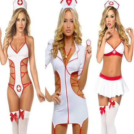 Costume Set Women Sexy Nurse Cosplay Costume - Costume Set - LSTRY - Mad Fly Essentials