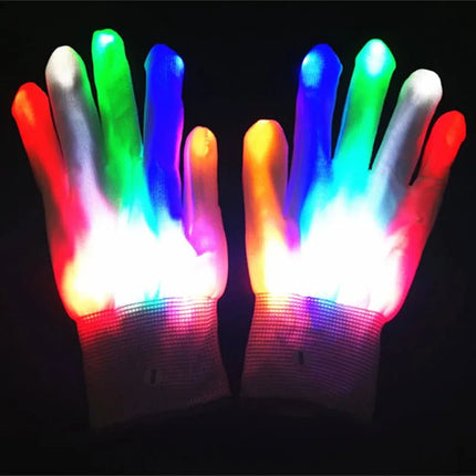 Costume Wear 1p LED Neon Flashing Gloves - Costume Wear - YEAHUI EL - Mad Fly Essentials