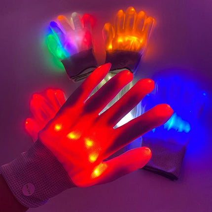 Costume Wear 1p LED Neon Flashing Gloves - Costume Wear - YEAHUI EL - Mad Fly Essentials