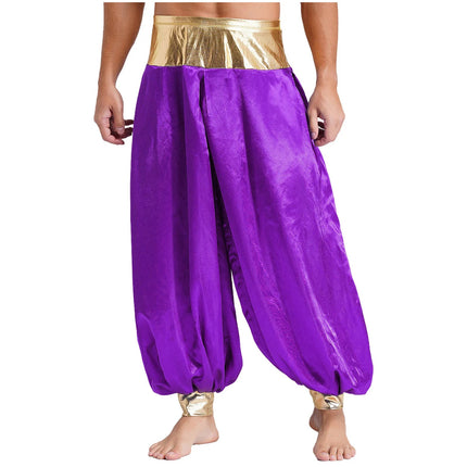Costume Wear Men Arabic Medieval Prince Harem Dance Trousers - Costume Wear - Tiaobug - Mad Fly Essentials