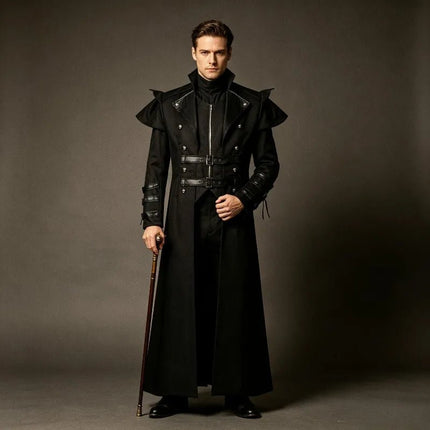 Costume Wear Men Halloween Medieval Steampunk Warlock Costume - Costume Wear - LCSP - Mad Fly Essentials