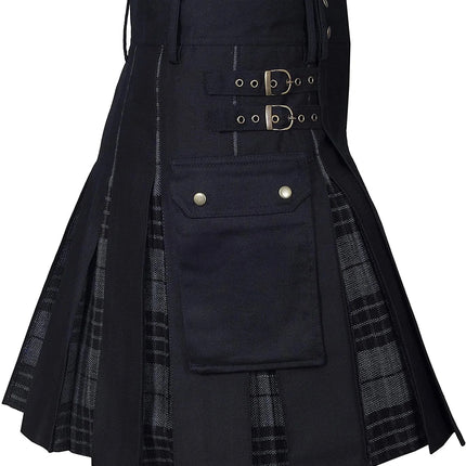 Costume Wear Men Plaid Scottish Buckle Skirt - Costume Wear - Instant Costumes - Mad Fly Essentials