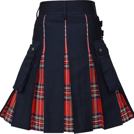 Costume Wear Men Plaid Scottish Buckle Skirt - Costume Wear - Instant Costumes - Mad Fly Essentials