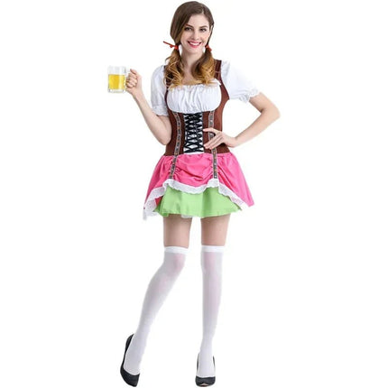 Costume Women Oktoberfest Tavern Bartender Costume Set - Costume - Costumes Plus - Mad Fly Essentials