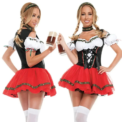 Costume Women Oktoberfest Tavern Bartender Costume Set - Costume - Costumes Plus - Mad Fly Essentials