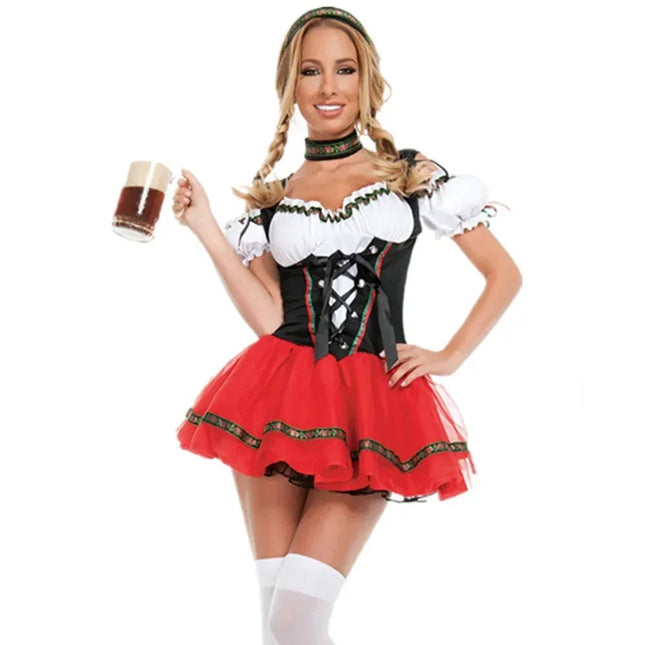 Costume Women Oktoberfest Tavern Bartender Costume Set - Costume - Costumes Plus - Mad Fly Essentials
