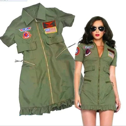 Costume Women Sexy Military Soldier Army Halloween Cosplay Costume Set - Costume - Cavalaria Costumes - Mad Fly Essentials