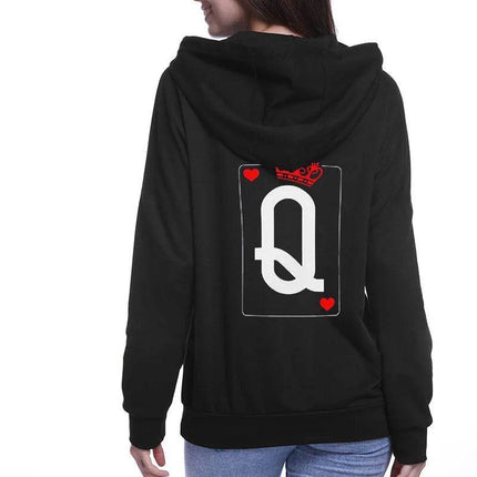 Couple Matching KING QUEEN Casual Hoodies - Hoodies - Favocent - Mad Fly Essentials