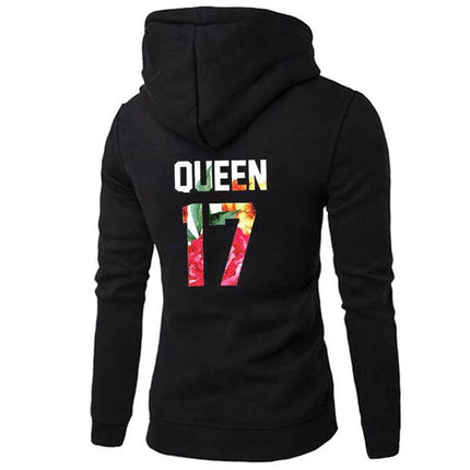 Couple Matching KING QUEEN Casual Hoodies - Hoodies - Favocent - Mad Fly Essentials
