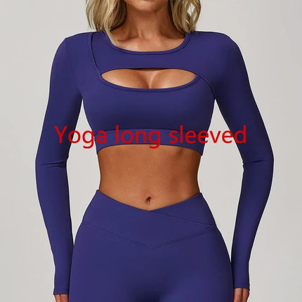Crop Top Women Seamless Yoga Fitness Top - Crop Top - CIBBAR - Mad Fly Essentials