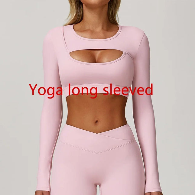 Crop Top Women Seamless Yoga Fitness Top - Crop Top - CIBBAR - Mad Fly Essentials