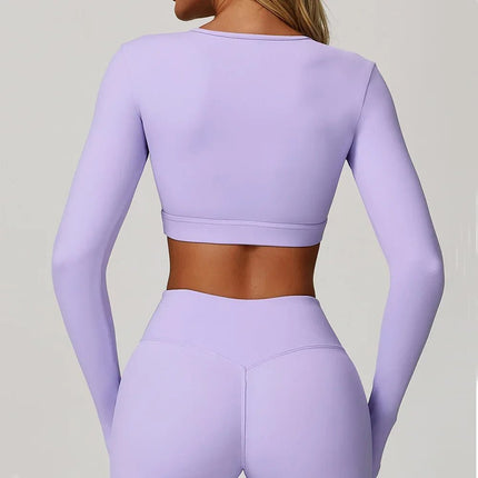 Crop Top Women Seamless Yoga Fitness Top - Crop Top - CIBBAR - Mad Fly Essentials