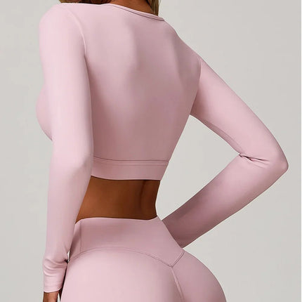 Crop Top Women Seamless Yoga Fitness Top - Crop Top - CIBBAR - Mad Fly Essentials