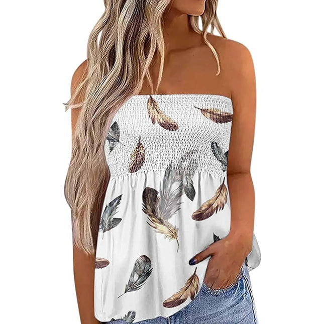 Crop Top Women Sleeveless Butterfly 3D Top - Crop Top - GACVGA - Mad Fly Essentials