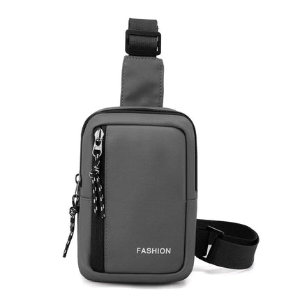 Crossbody Bag Men Black Grey Blue USB Travel Bag - Crossbody Bag - MoneRffi - Mad Fly Essentials