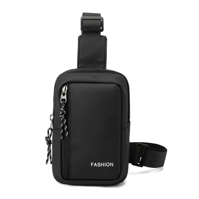 Crossbody Bag Men Black Grey Blue USB Travel Bag - Crossbody Bag - MoneRffi - Mad Fly Essentials