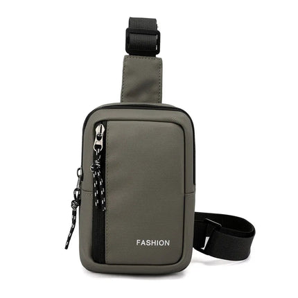 Crossbody Bag Men Black Grey Blue USB Travel Bag - Crossbody Bag - MoneRffi - Mad Fly Essentials