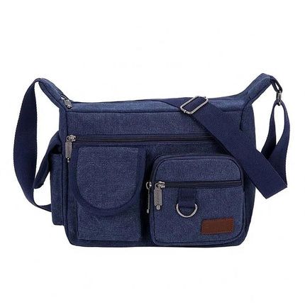 Crossbody Bag Men Business Casual Canvas Laptop Bag - Crossbody Bag - staye - Mad Fly Essentials