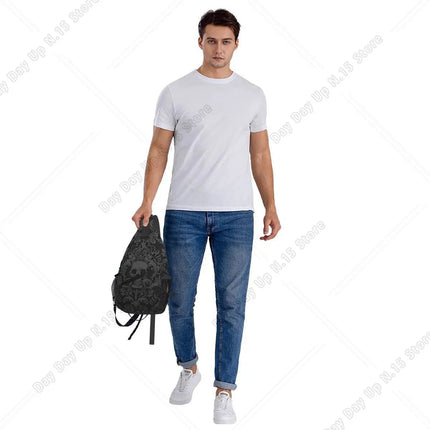 Crossbody Bag Men Skeleton Souls Travel Bag - Crossbody Bag - heatboywade - Mad Fly Essentials