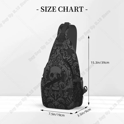 Crossbody Bag Men Skeleton Souls Travel Bag - Crossbody Bag - heatboywade - Mad Fly Essentials
