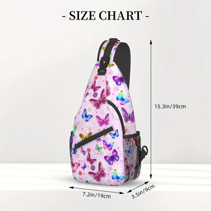 Crossbody Bag Women Butterfly Sling Daypack Backpack - Crossbody Bag - A&J DESIGN - Mad Fly Essentials