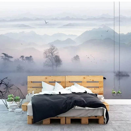 Custom 3D Asian Landscape Living Room Mural Wallpaper - Wallpaper - JD Home Decor - Mad Fly Essentials
