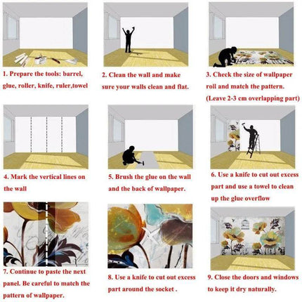 Custom 3D Forest Animal Dinosaur Wallpaper - Wallpaper - Beibehang - Mad Fly Essentials