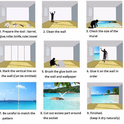 Custom 3D Minimalist Space Mural Wallpaper - Wallpaper - jiadou - Melin - Mad Fly Essentials