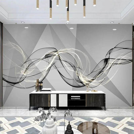 Custom 3D Modern Minimalist Smoke Wallpaper - Wallpaper - JD Home Decor - Mad Fly Essentials