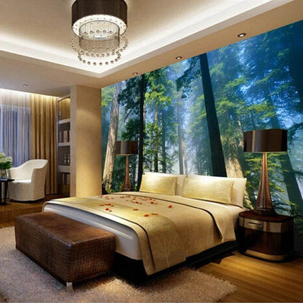 Custom 3D Nature Forest Mural Wallpaper - Wallpaper - JD Home Decor - Mad Fly Essentials