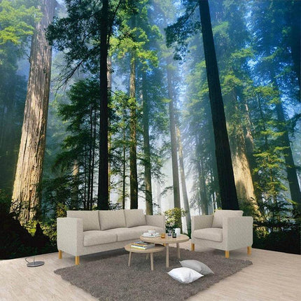 Custom 3D Nature Forest Mural Wallpaper - Wallpaper - JD Home Decor - Mad Fly Essentials