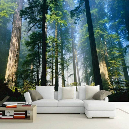Custom 3D Nature Forest Mural Wallpaper - Wallpaper - JD Home Decor - Mad Fly Essentials