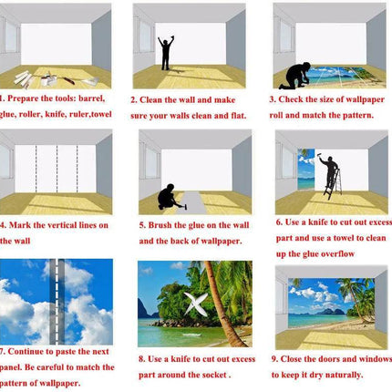 Custom 3D Nature Forest Mural Wallpaper - Wallpaper - JD Home Decor - Mad Fly Essentials