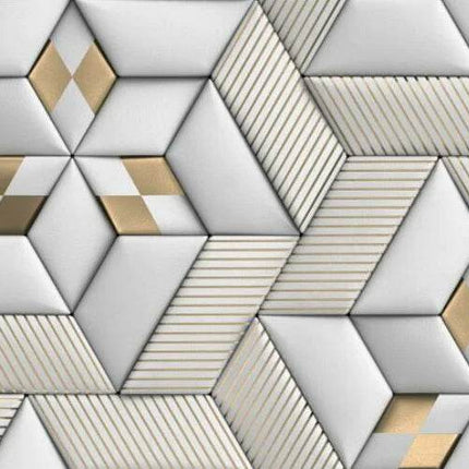 Custom 3D Nordic Geometric Mural Wallpaper - Wallpaper - JD Home Decor - Mad Fly Essentials