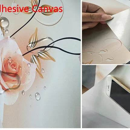 Custom 3D Purple Rose Mural Wallpaper - Wallpaper - jiadou - Melin - Mad Fly Essentials