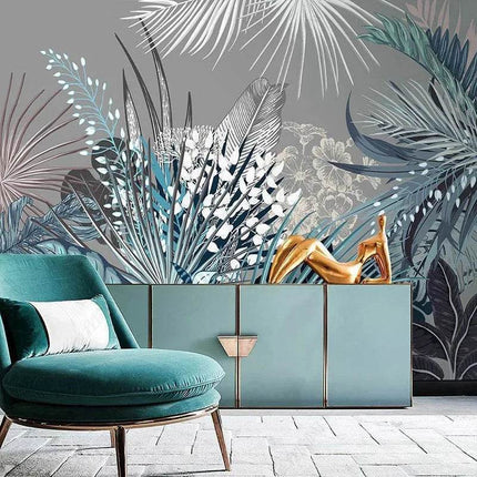 Custom 3D Retro Tropical Nordic Mural Wallpaper - Wallpaper - JD Home Decor - Mad Fly Essentials