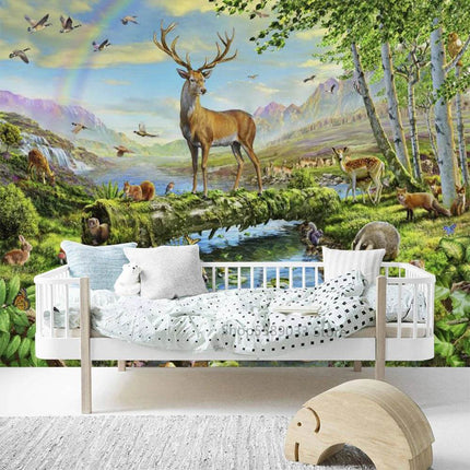 Custom 3D Tropical Animals Scenery 3D Wallpaper - 3D Wallpaper - Bacaz - Mad Fly Essentials