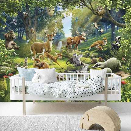 Custom 3D Tropical Animals Scenery 3D Wallpaper - 3D Wallpaper - Bacaz - Mad Fly Essentials