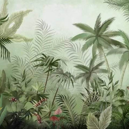 Custom Blue Forest Animal Mural 3D Wallpaper - 3D Wallpaper - JD Home Decor - Mad Fly Essentials