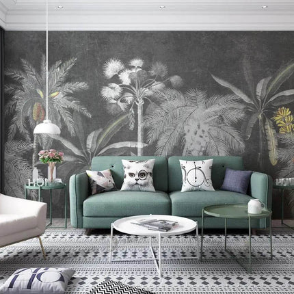 Custom Blue Forest Animal Mural 3D Wallpaper - 3D Wallpaper - JD Home Decor - Mad Fly Essentials