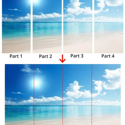 Custom Blue Geometric Space 3D Wallpaper - 3D Wallpaper - JD Home Decor - Mad Fly Essentials