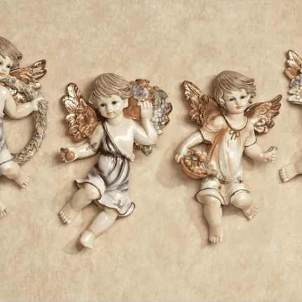 Custom Embossed Little Angel European Mural 3D Wallpaper - 3D Wallpaper - jiadou - Melin - Mad Fly Essentials