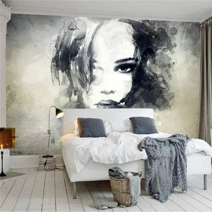 Custom Nordic Woman Modern 3D Wallpaper - 3D Wallpaper - JD Home Decor - Mad Fly Essentials