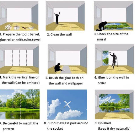 Custom Nordic Woman Modern 3D Wallpaper - 3D Wallpaper - JD Home Decor - Mad Fly Essentials