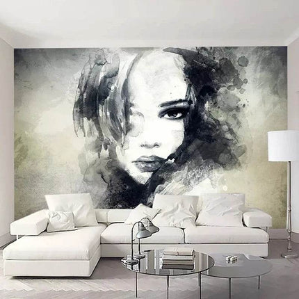 Custom Nordic Woman Modern 3D Wallpaper - 3D Wallpaper - JD Home Decor - Mad Fly Essentials
