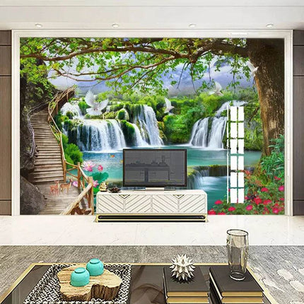 Custom Tropical Paradise 3D Wallpaper - 3D Wallpaper - JD Home Decor - Mad Fly Essentials