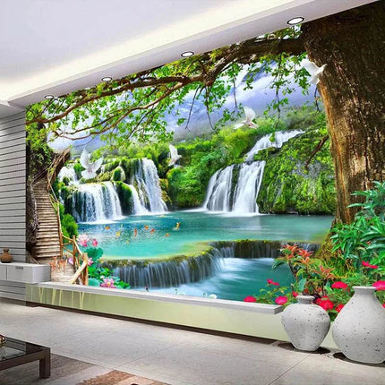 Custom Tropical Paradise 3D Wallpaper - 3D Wallpaper - JD Home Decor - Mad Fly Essentials