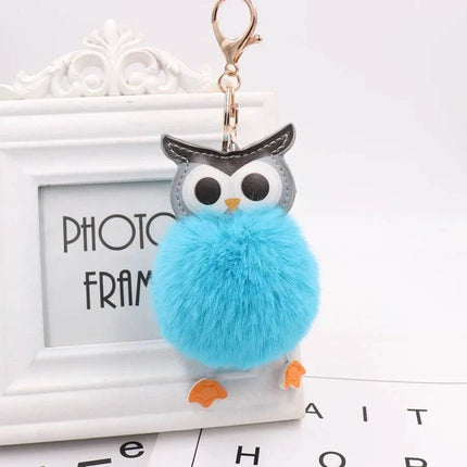 Cute Pompom Owl Key Ring Keychain Women Accessories - Women Accessories - Warm like home - Mad Fly Essentials